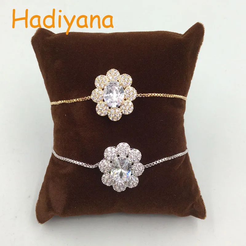 Bracelet HADIYANA Round Oval Cubic Zircon Design Bracelet For Women Luxury Party Wedding Womens Jewellery SL144 Brazalete Mujer
Bracelet HADIYANA Round Oval Cubic Zircon Design Bracelet For Women Luxury Party Wedding Womens Jewellery SL144 Brazalete Mujer