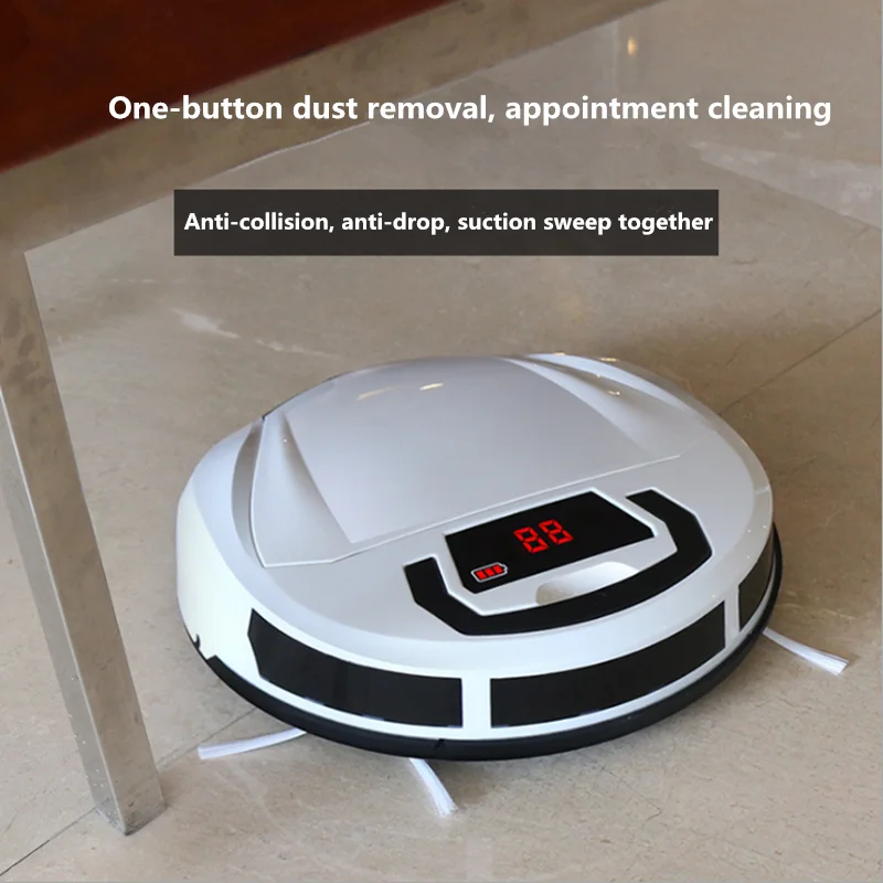 Household Sweeping Robot Vacuum Cleaner with One-button Dust Removal Appointment Cleaning
Household Sweeping Robot Vacuum Cleaner with One-button Dust Removal Appointment Cleaning