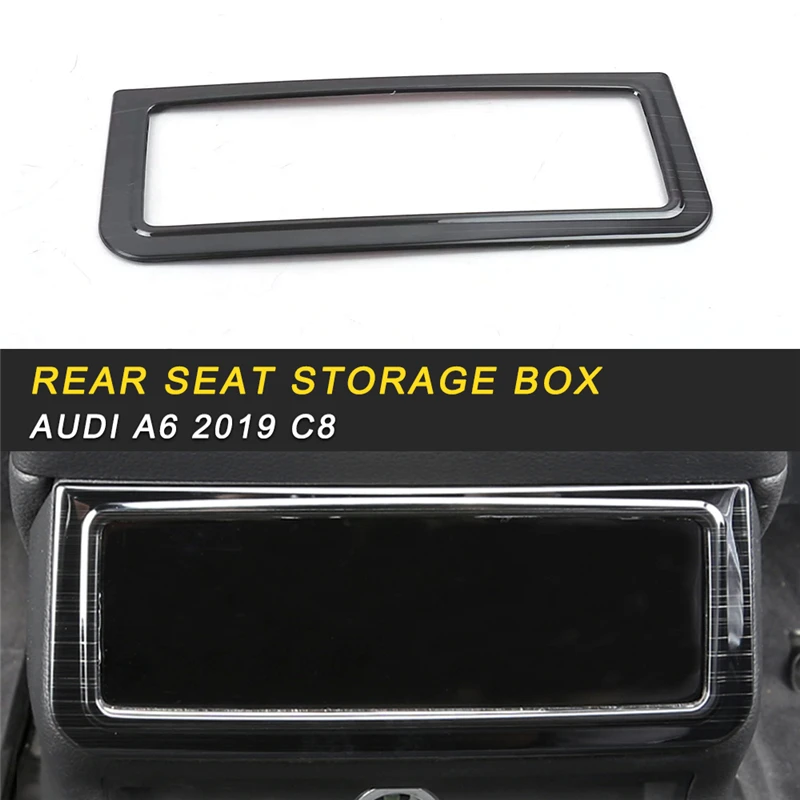 For Audi A6 C8 2019 Car Styling Rear Seat Storage Box Panel Cover Trim Frame Sticker Chrome Interior Accessories
For Audi A6 C8 2019 Car Styling Rear Seat Storage Box Panel Cover Trim Frame Sticker Chrome Interior Accessories