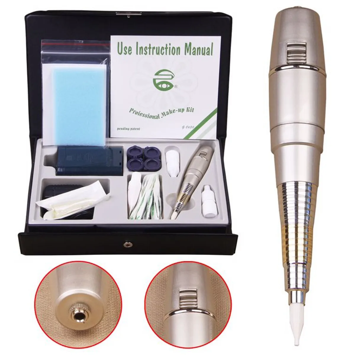 G8650 Permanent Makeup Kit Giant sun tattoo Machine G-8650 With Battery Tattoo Machine Complete Tattoo Kit
G8650 Permanent Makeup Kit Giant sun tattoo Machine G-8650 With Battery Tattoo Machine Complete Tattoo Kit