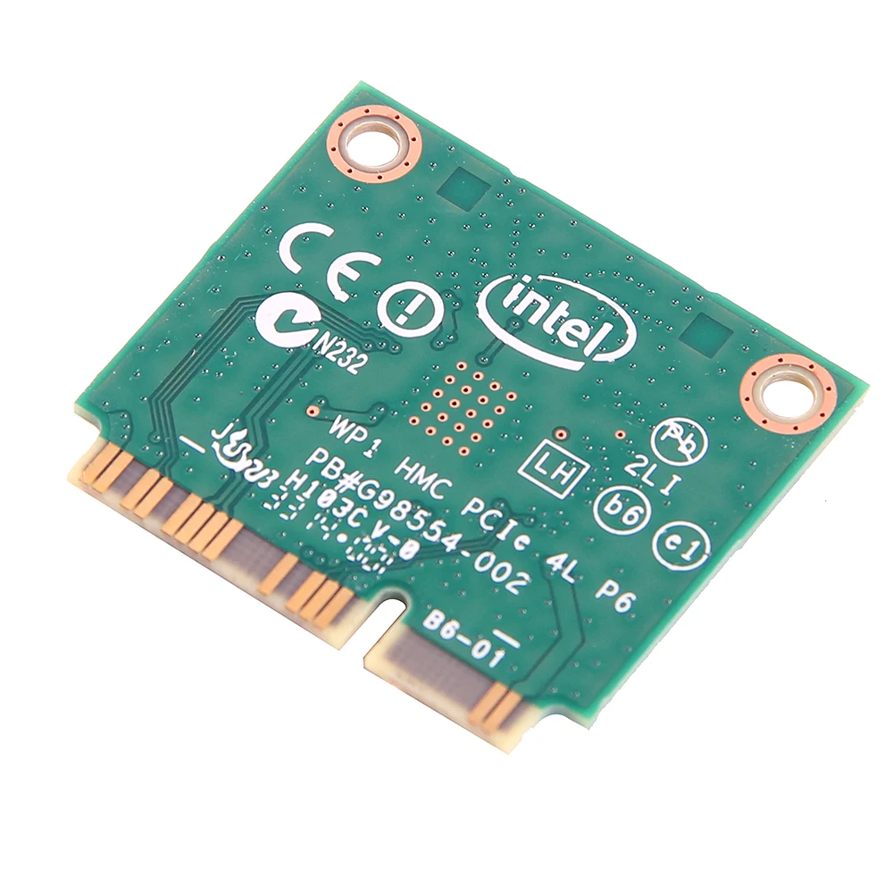 Mini PCI-e Wifi Wireless bluetooth laptop card Dual Band 2.4ghz 5Ghz For Intel 3160 3160HMW 802.11ac Wireless AC + Bluetooth 4.0 13