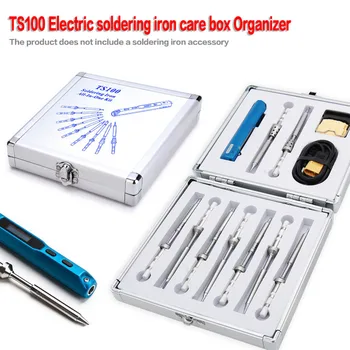 Aluminium Package Box Dedicated TS100 Mini Programmable Smart Digital LCD Adjustable Temperature Electric Soldering Iron
Aluminium Package Box Dedicated TS100 Mini Programmable Smart Digital LCD Adjustable Temperature Electric Soldering Iron
