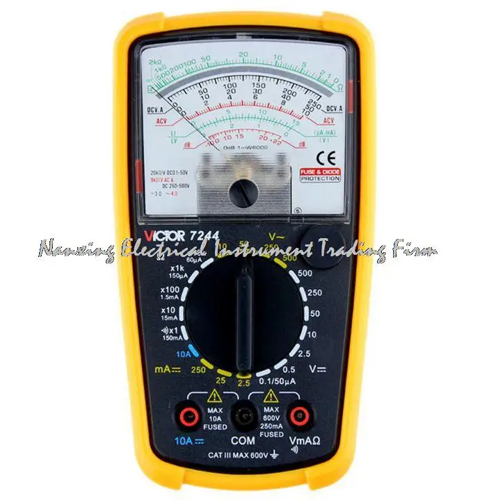 Fast arrival VICTOR VC7244 analog multimeters, mechanical multimeter, the new, measurable current / resistance / with buzzer
Fast arrival VICTOR VC7244 analog multimeters, mechanical multimeter, the new, measurable current / resistance / with buzzer