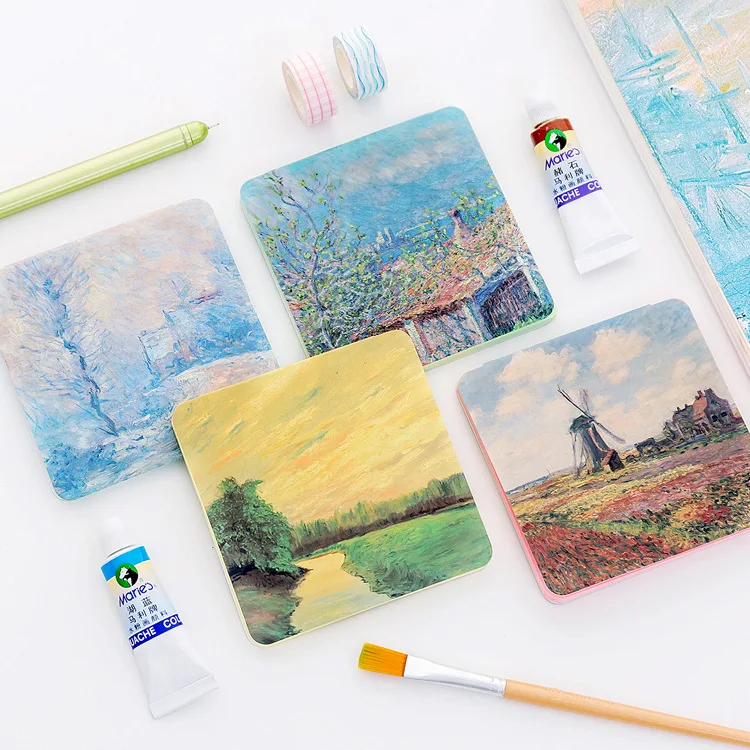 Creative oil painting Rural scenery Color Memo Pad Sticky Notes Memo Notebook Stationery Papelaria Escolar School Supplies
Creative oil painting Rural scenery Color Memo Pad Sticky Notes Memo Notebook Stationery Papelaria Escolar School Supplies