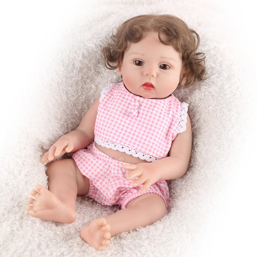 Sculptor latest handmade Doll 43 cm Silicone Reborn Dolls Real Newborn Baby girl Doll 17'' Vinyl Boneca Reborn Toddler bath Toys
Sculptor latest handmade Doll 43 cm Silicone Reborn Dolls Real Newborn Baby girl Doll 17'' Vinyl Boneca Reborn Toddler bath Toys