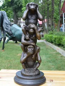 art animal Copper ornaments lucky lamb bronze three monkey crafts Home Furnishing buildings tools lighter wedding Brass garden
art animal Copper ornaments lucky lamb bronze three monkey crafts Home Furnishing buildings tools lighter wedding Brass garden
