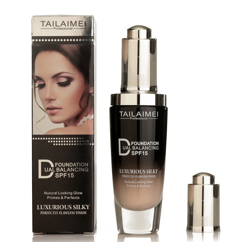 Brand Liquid Foundation Makeup SPF15 Sun Block Hide Blemish Pores Cover Face Concealer Base Foundation Cream Cosmetics
Brand Liquid Foundation Makeup SPF15 Sun Block Hide Blemish Pores Cover Face Concealer Base Foundation Cream Cosmetics