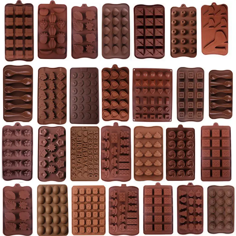 3D Silicone Chocolate Mold Love Heart Shape Jelly Ice Molds Cake Mould Pudding Dessert Decration Tools
3D Silicone Chocolate Mold Love Heart Shape Jelly Ice Molds Cake Mould Pudding Dessert Decration Tools