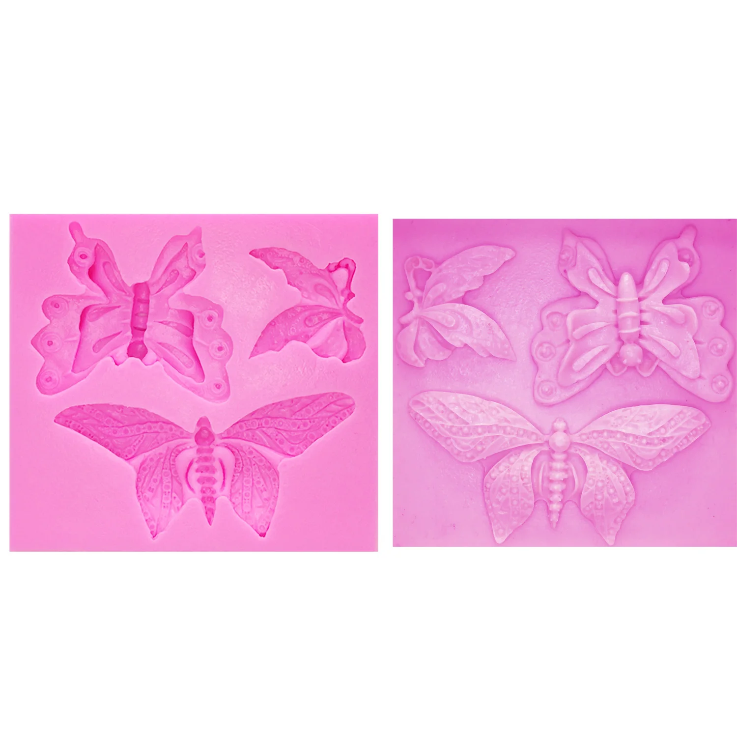 M0368 Butterfly Silicone Mold Shaped Fondant Cake Mould Backware Baking Cooking Tools Sugar Cookie Jelly Pudding Decor
M0368 Butterfly Silicone Mold Shaped Fondant Cake Mould Backware Baking Cooking Tools Sugar Cookie Jelly Pudding Decor