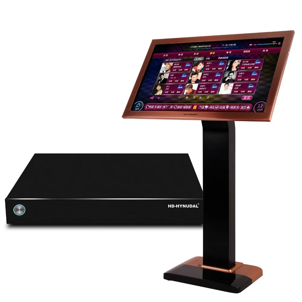 HD-HYNUDAL Professional HDD Karaoke Machine Home KTV Player 4TB HDD Player with 80K Songs 21.5'Touch Screen+2pcs Wireless Mic
HD-HYNUDAL Professional HDD Karaoke Machine Home KTV Player 4TB HDD Player with 80K Songs 21.5'Touch Screen+2pcs Wireless Mic
