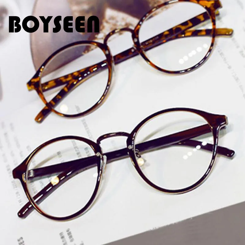 BOYSEEN Fashion Retro Round Eyeglasses Frame Men Women Optical Myopia Glasses Frame Computer Eyeware Optical glasses 066
BOYSEEN Fashion Retro Round Eyeglasses Frame Men Women Optical Myopia Glasses Frame Computer Eyeware Optical glasses 066