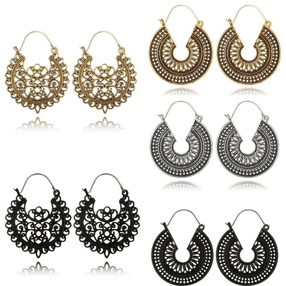 2018 New Antique Hollow Geometric Drop Dangle Earring for Women Tribal Gold Silver Pendant Hook Earrings Boho Jewelry drop ship
2018 New Antique Hollow Geometric Drop Dangle Earring for Women Tribal Gold Silver Pendant Hook Earrings Boho Jewelry drop ship