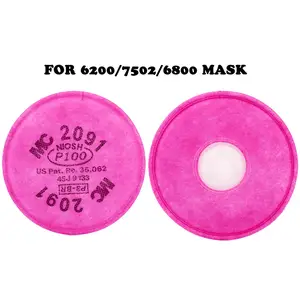 ELESESAFE 2-4pcspack 2091 P100 Cotton Filters Dust Mask ELESESAFE 2-4pcspack 2091 P100 Cotton Filters Dust Mask