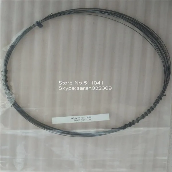 nitinol shape memory wire,super elastic niti wire, fishing titanium wire , 1.0mm*10m
nitinol shape memory wire,super elastic niti wire, fishing titanium wire , 1.0mm*10m