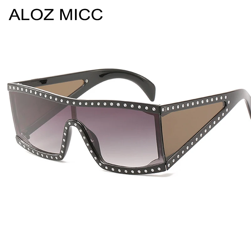 ALOZ MICC 2019 New Italy Women Oversize Square Sunglasses Luxury Crystal Shield Goggle Sun Glasses Women Flat Top Eyewear Q486
ALOZ MICC 2019 New Italy Women Oversize Square Sunglasses Luxury Crystal Shield Goggle Sun Glasses Women Flat Top Eyewear Q486