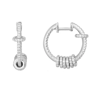 AAA+ Quality 925 Sterlings Silver Hoop Earrings Exquisite Micro Pave Top Zirconia Circles Earrings For Men Women INS Jewelry
AAA+ Quality 925 Sterlings Silver Hoop Earrings Exquisite Micro Pave Top Zirconia Circles Earrings For Men Women INS Jewelry
