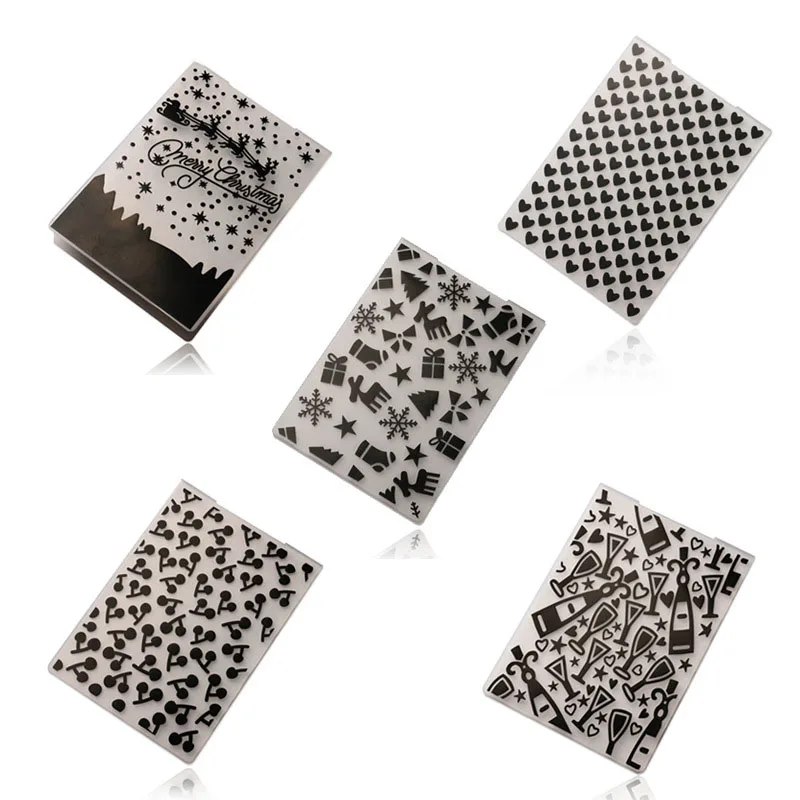 Plastic Template Photo Album Scrapbooking Wedding Decor Card Making Embossing Folder Paper Card Craft 5 Styles
Plastic Template Photo Album Scrapbooking Wedding Decor Card Making Embossing Folder Paper Card Craft 5 Styles