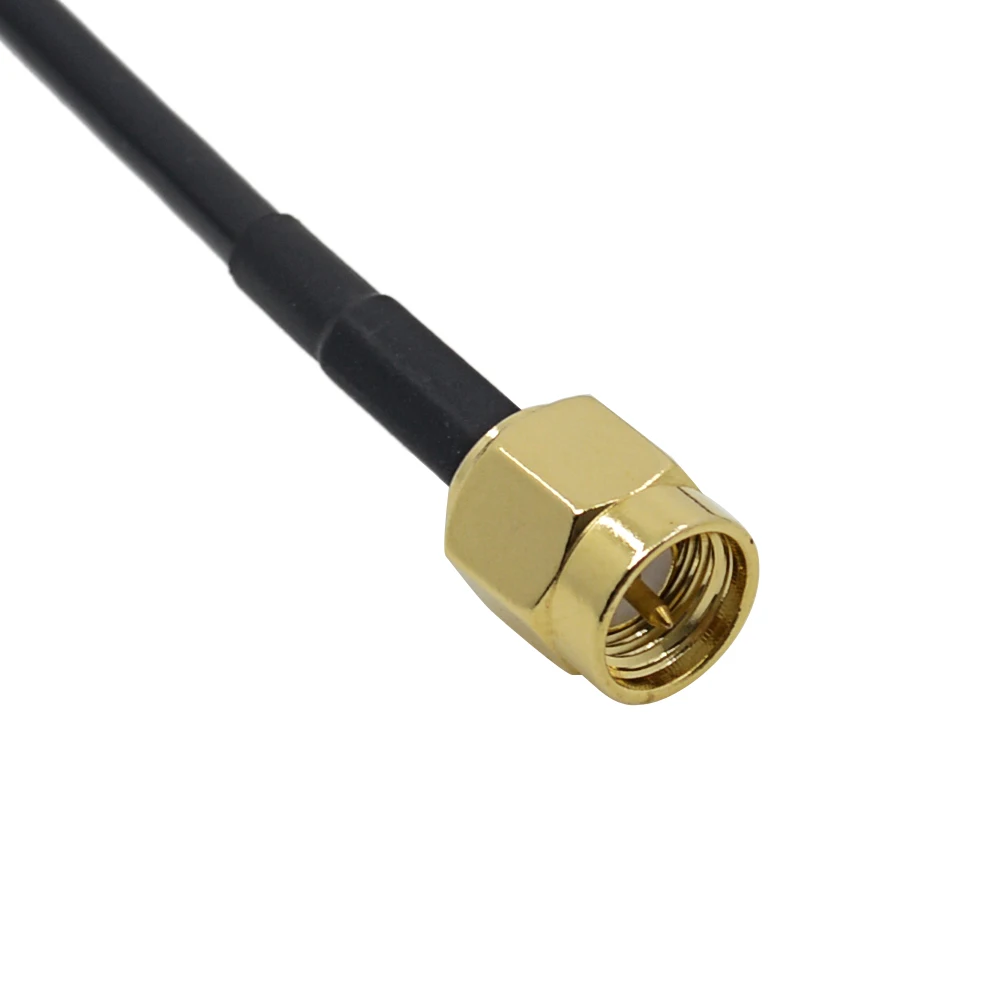 1PC 1m WiFi router antenna extension cable cord RG174 RP-SMA male to female SL~