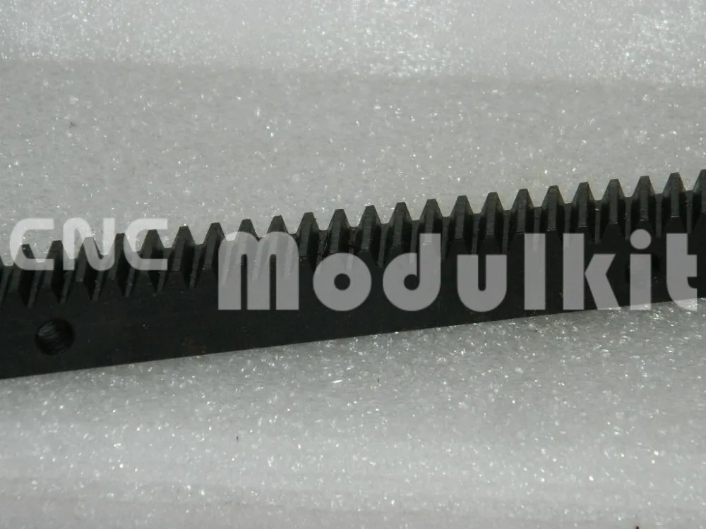 CNC Plasma Mod 1.5 Helical Gear Rack 15 x 20 Length 1000mm / 39.37'' Black Oxied 45# Steel Drill Holes In Stock By CNC Modulkit
CNC Plasma Mod 1.5 Helical Gear Rack 15 x 20 Length 1000mm / 39.37'' Black Oxied 45# Steel Drill Holes In Stock By CNC Modulkit