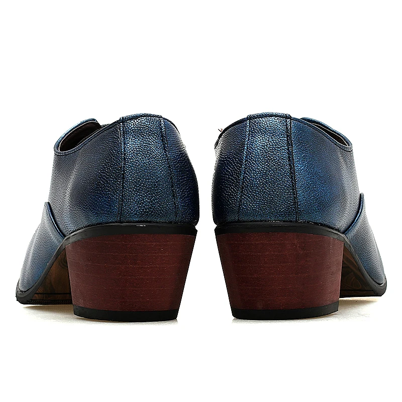 mixed colors blue men patent leather shoes italian height increasing wedding evening male footwear man unique dress oxford shoes (6)