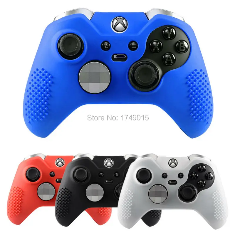 IVYUEEN New Studded Anti-slip Silicone Rubber Cover Skin Case for XBox One Elite Controller with 2 Thumbsticks Caps Grips
IVYUEEN New Studded Anti-slip Silicone Rubber Cover Skin Case for XBox One Elite Controller with 2 Thumbsticks Caps Grips