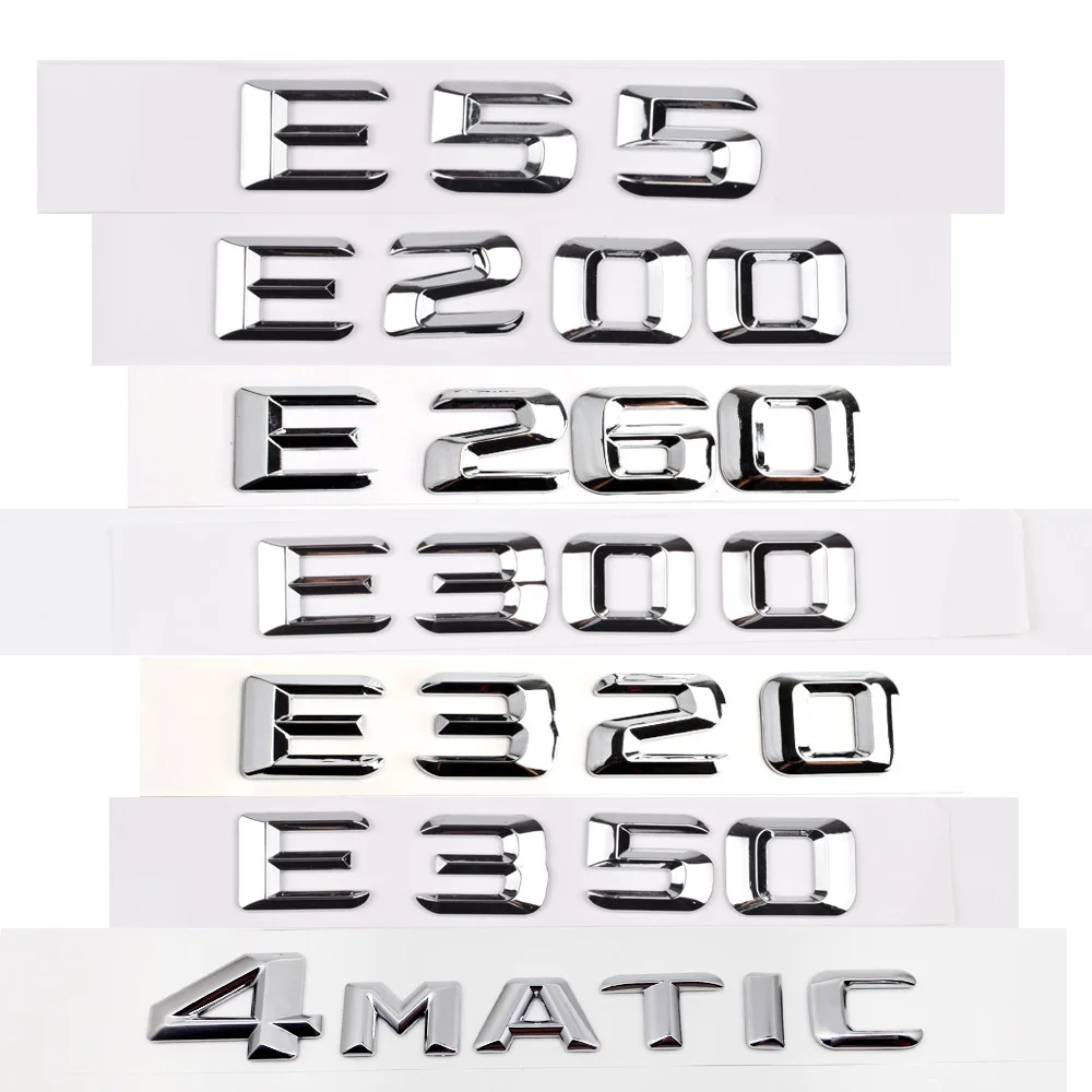 Trunk Rear Emblem Badge Chrome Letters For Mercedes Benz W211 W212 E-CLASS E200 E260 E300 E320 E350 E55 4MATIC Car Stikers
Trunk Rear Emblem Badge Chrome Letters For Mercedes Benz W211 W212 E-CLASS E200 E260 E300 E320 E350 E55 4MATIC Car Stikers