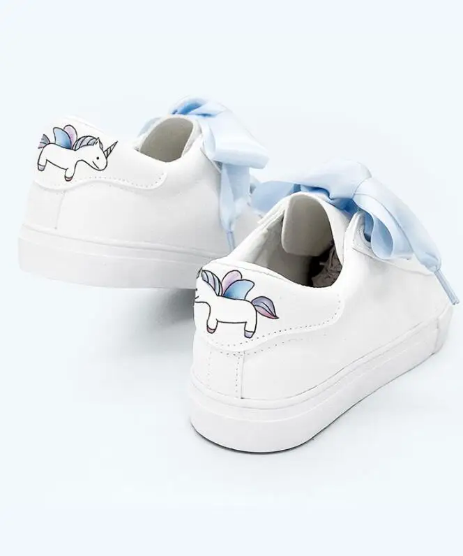 Ribbon Little White Unicorn Sneakers 28 Ribbon Little White Unicorn Sneakers -Unicorn Fashion HTB13PWMRPDpK1RjSZFrq6y78VXaF