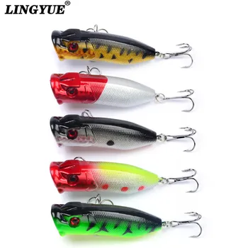 5pcs lots New 7cm/12g Hard Popper Fishing Lures Topwater 6# Hooks Wobbler peche Crankbaits Fishing Tackle
5pcs lots New 7cm/12g Hard Popper Fishing Lures Topwater 6# Hooks Wobbler peche Crankbaits Fishing Tackle
