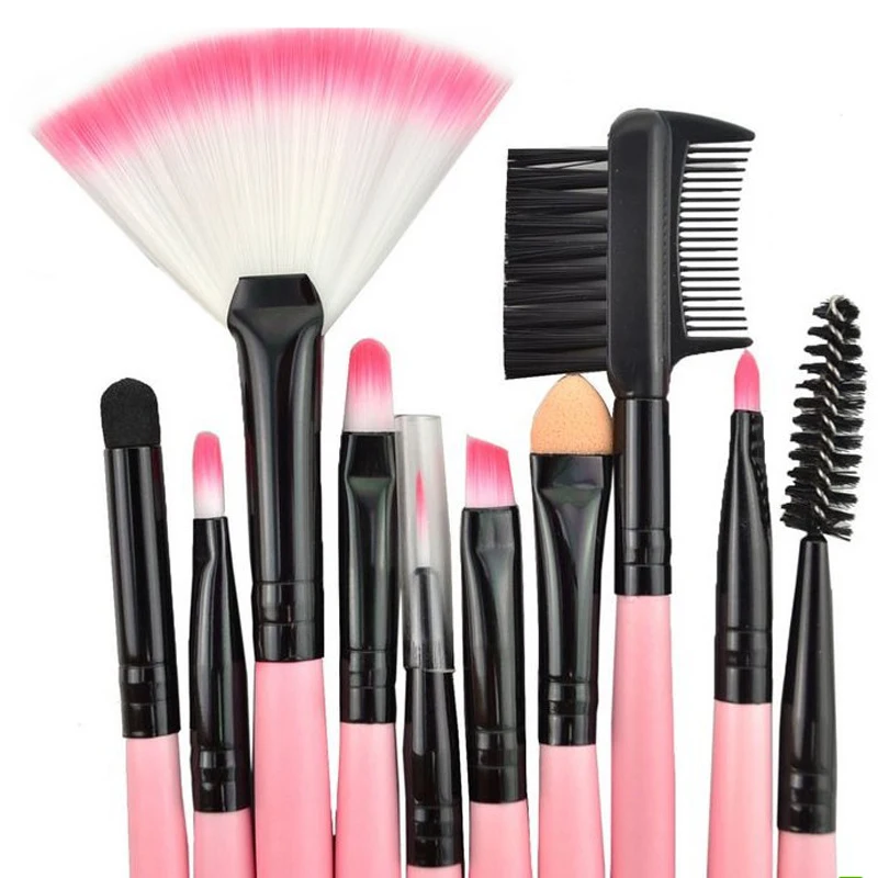 24Pcs/Set Professional Brushes Cosmetic Kit Eyebrow Eyeshadow Foundation Powder Make Up Brush Kits Pink Wood Handle Makeup Tools
24Pcs/Set Professional Brushes Cosmetic Kit Eyebrow Eyeshadow Foundation Powder Make Up Brush Kits Pink Wood Handle Makeup Tools