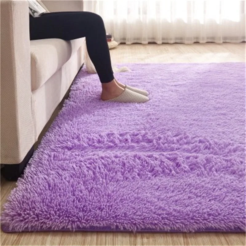 Modern thick long silk hair carpet floor mat Living room bedroom coffee table bay window bedside blanket Tatami rug Non-slip rug 
Modern thick long silk hair carpet floor mat Living room bedroom coffee table bay window bedside blanket Tatami rug Non-slip rug