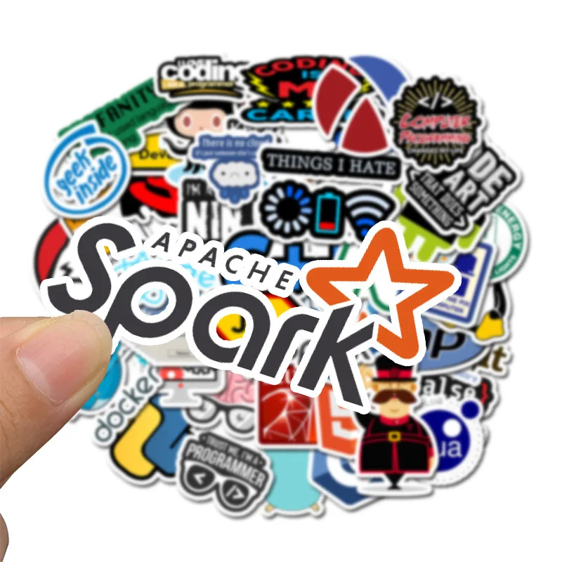 50 шт. интернет-Java наклейка Geek программатор Php Docker Html язык программирования