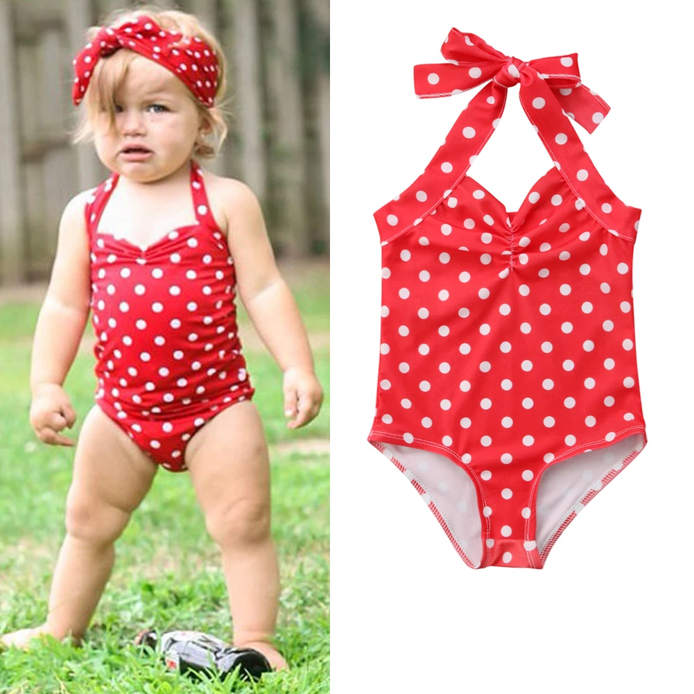 Baby girl red swimsuit Clearance
