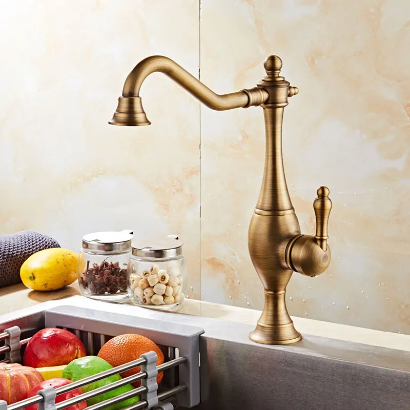 Kitchen Faucet Kitchen Sink Faucet Single Lever Antique Bronze Swivel 360 Degree Water Mixer Tap Hot and Cold Water Mixer
Kitchen Faucet Kitchen Sink Faucet Single Lever Antique Bronze Swivel 360 Degree Water Mixer Tap Hot and Cold Water Mixer