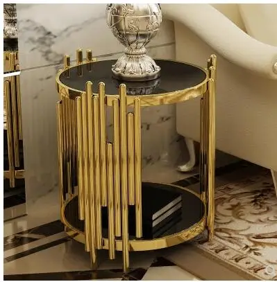 Modern toughened glass small tea table black white corner several sofa edge a few small door model small side table..
Modern toughened glass small tea table black white corner several sofa edge a few small door model small side table..