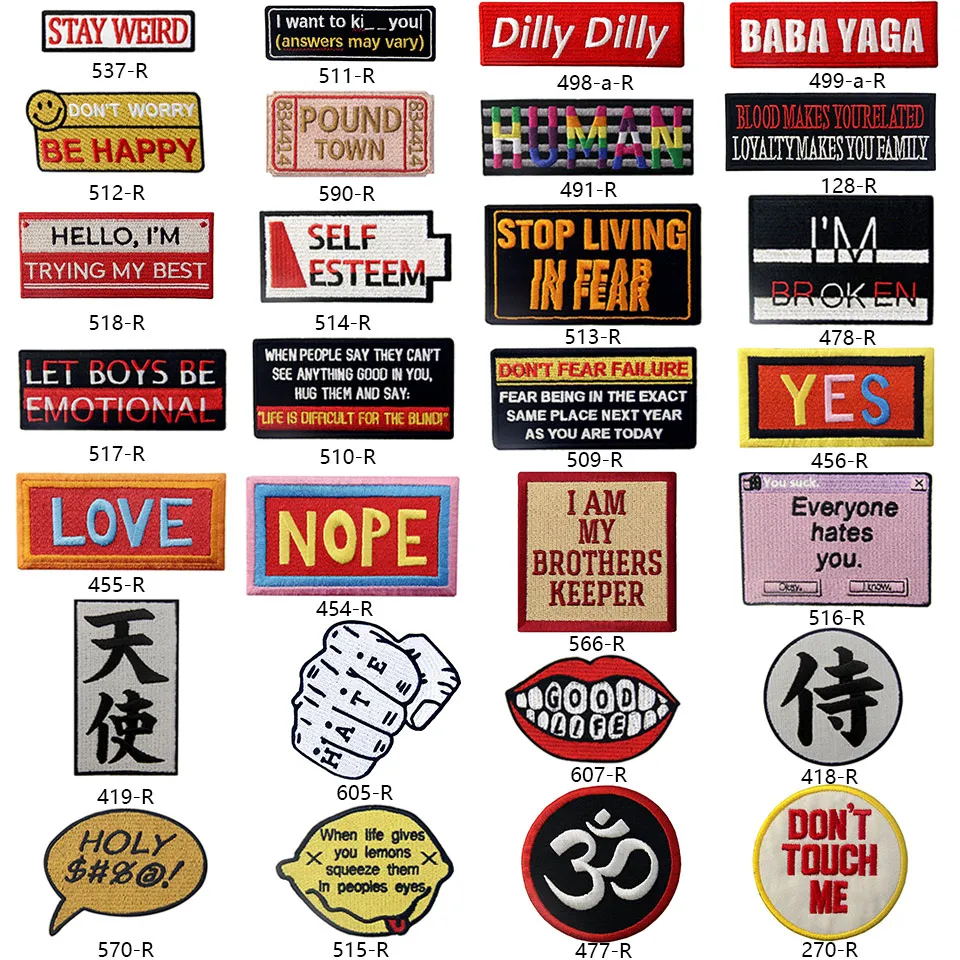Embird patches Embroidered patch embroidery Funny Word Saying ceo-friendly handmade 3D applique patch for jeans patches
Embird patches Embroidered patch embroidery Funny Word Saying ceo-friendly handmade 3D applique patch for jeans patches