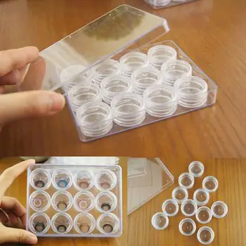 Transparent Empty Plastic Round Shaped Cosmetic Bottles Make Up Eye Shadow Nails Powder Face Cream Storage Jars
Transparent Empty Plastic Round Shaped Cosmetic Bottles Make Up Eye Shadow Nails Powder Face Cream Storage Jars