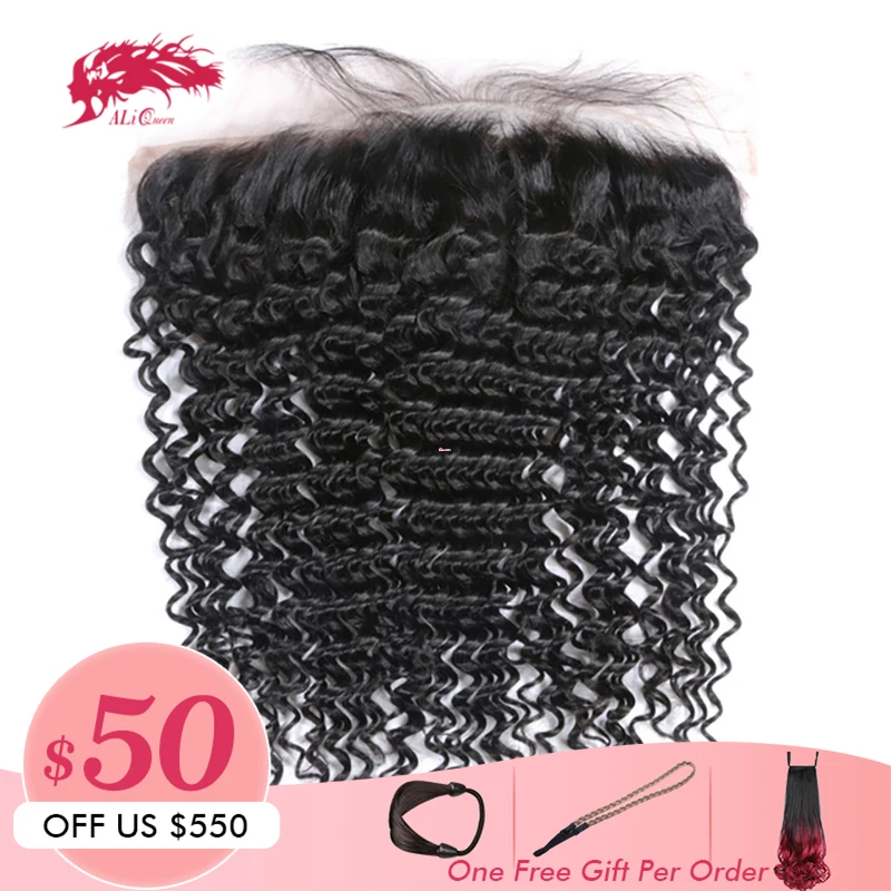 Ali Queen Hair Products Deep Wave Virgin Brazilian Hair Natural Color 10" to 20" 13x4 Lace Frontal Closure
Ali Queen Hair Products Deep Wave Virgin Brazilian Hair Natural Color 10" to 20" 13x4 Lace Frontal Closure