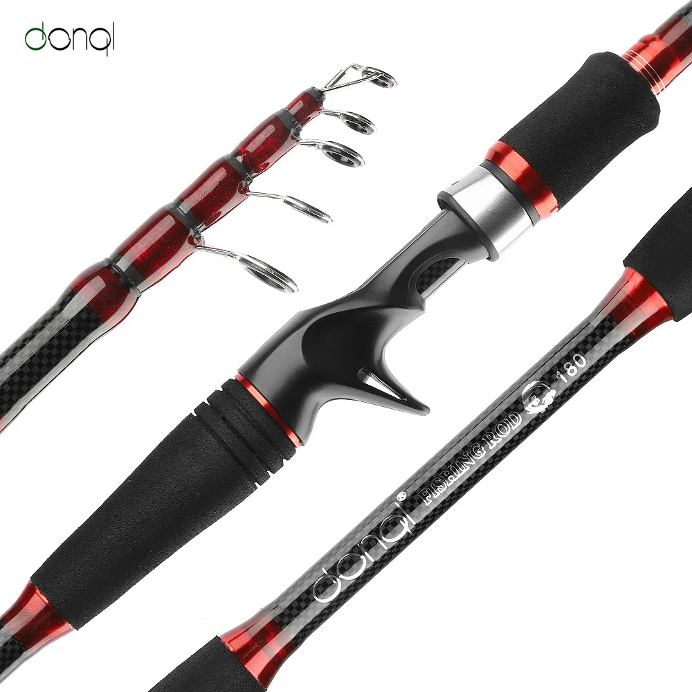 DONQL 1Pcs Carbon Fiber Telescopic Fishing Rod Spinning Casting Lure Fishing Rod Multifunction ultra-light ultra-fine Fish Pole
DONQL 1Pcs Carbon Fiber Telescopic Fishing Rod Spinning Casting Lure Fishing Rod Multifunction ultra-light ultra-fine Fish Pole