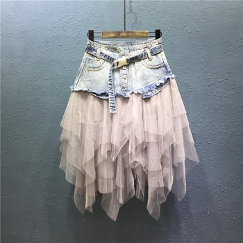 2020 high waist floral embroidered hole denim skirts womens short pencil jeans skirt plus saias casual
2020 high waist floral embroidered hole denim skirts womens short pencil jeans skirt plus saias casual