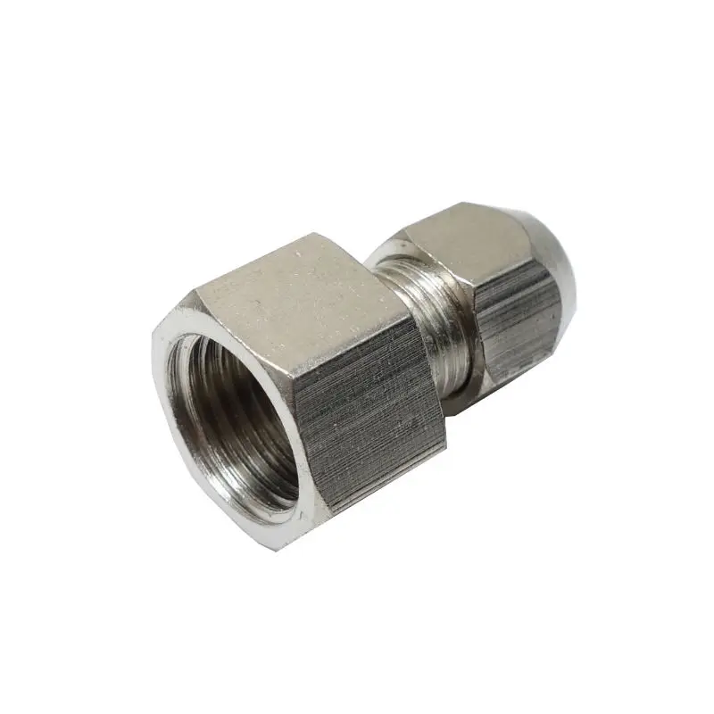 5PCS Brass Nickel Plated Compression Fitting Straight Female Connector 6 MM OD *1/4" BSPP
5PCS Brass Nickel Plated Compression Fitting Straight Female Connector 6 MM OD *1/4" BSPP