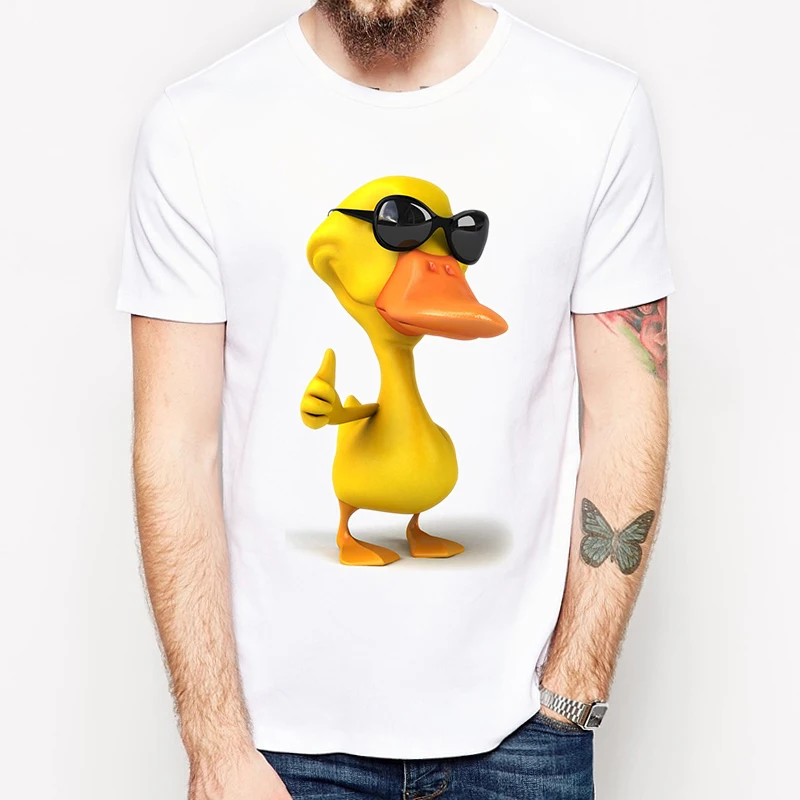 2018 Summer Men's Fashion Funny Duck/Dog Printed T-Shirt Short Sleeve Popular Design Tops Cool Animal T Shirt Novelty Tee P07
2018 Summer Men's Fashion Funny Duck/Dog Printed T-Shirt Short Sleeve Popular Design Tops Cool Animal T Shirt Novelty Tee P07