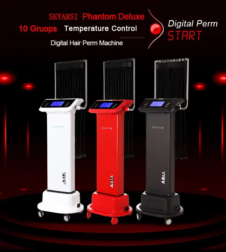 Salon use 36V Digital Hair Perm Machine Phantom Deluxe Edition Hair Curler 10 Groups temperature control Hair Waving Machine
Salon use 36V Digital Hair Perm Machine Phantom Deluxe Edition Hair Curler 10 Groups temperature control Hair Waving Machine