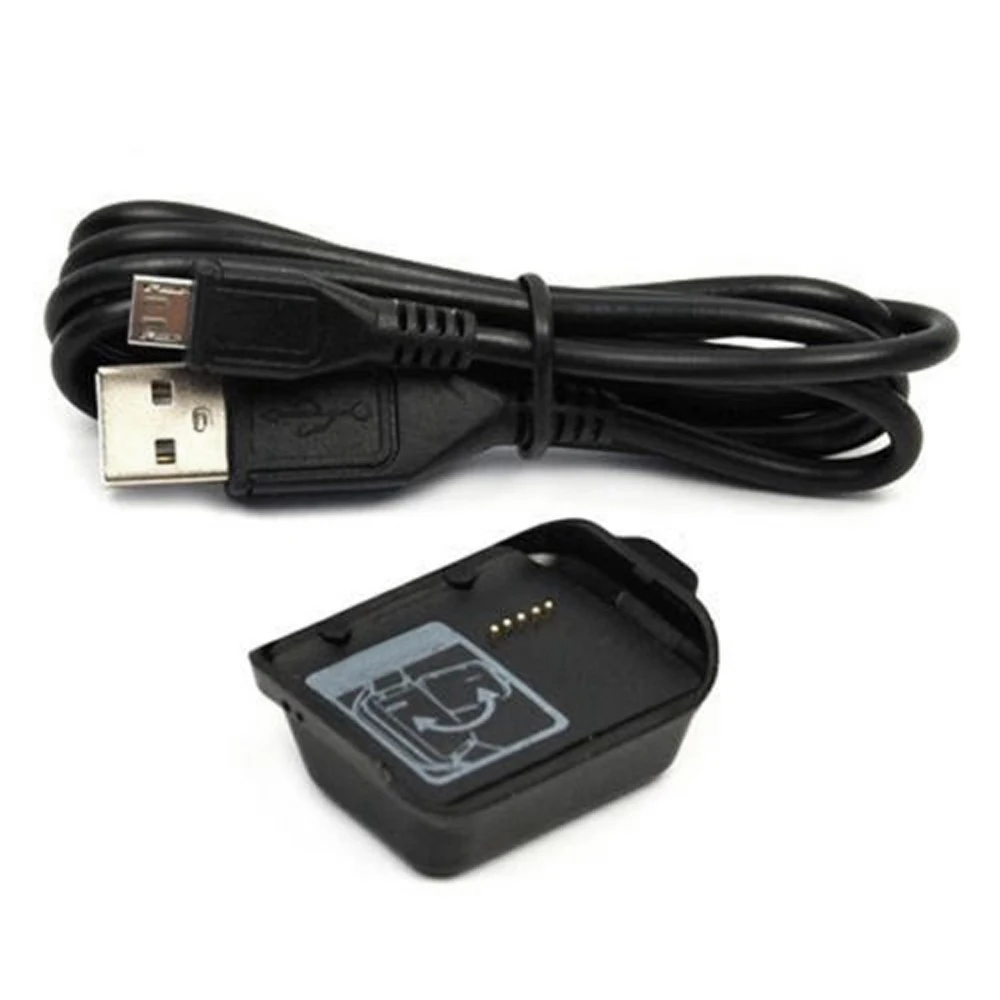 

Black High quality Charging Dock Charger Cradle & USB data cable For Samsung Galaxy Gear S Smart Watch SM-R350 charging dock