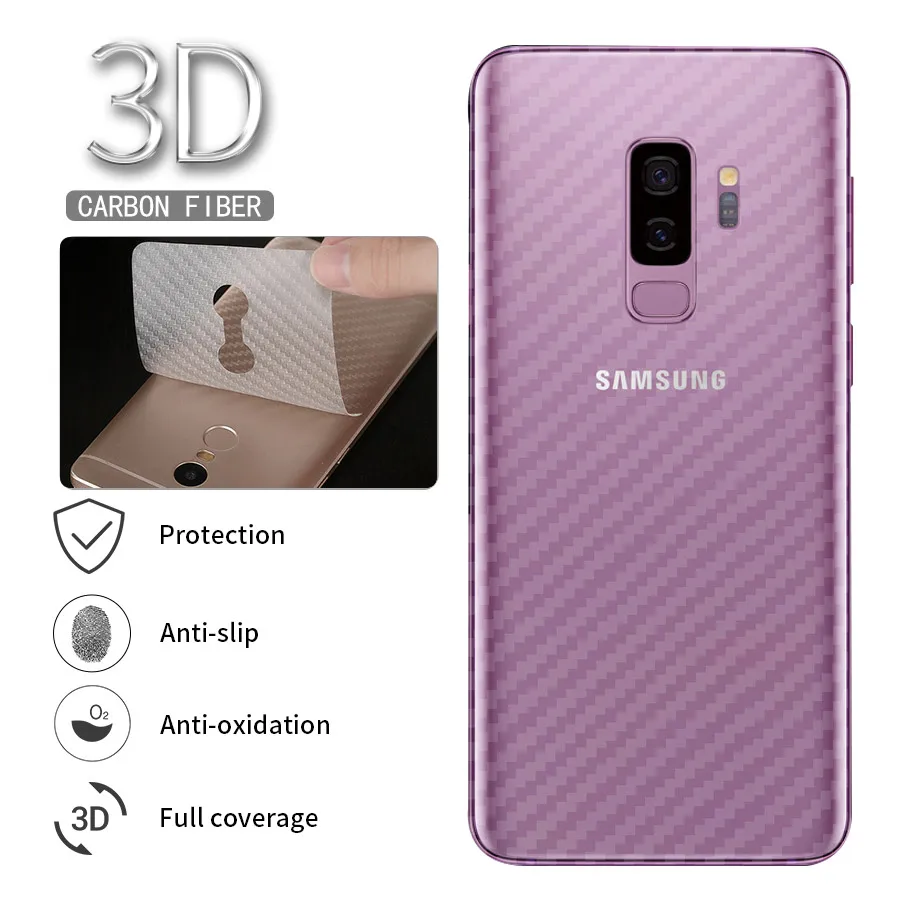 5Pcs Screen Protector 3D Carbon Fiber Back Cover For Samsung Galaxy S6 S7 Edge S8 S9 Plus S5 S6Edge Plus Film Not Tempered Glass
5Pcs Screen Protector 3D Carbon Fiber Back Cover For Samsung Galaxy S6 S7 Edge S8 S9 Plus S5 S6Edge Plus Film Not Tempered Glass