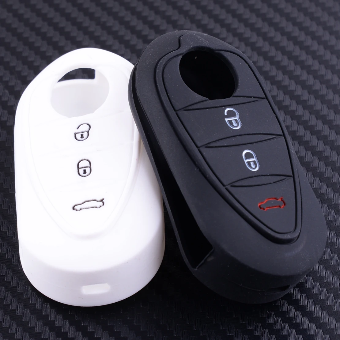 DWCX 3 Buttons Silicone Key Cover Fob Case Shell Fit for Alfa Romeo 4C Mito Giulietta 159 GTO GTA
DWCX 3 Buttons Silicone Key Cover Fob Case Shell Fit for Alfa Romeo 4C Mito Giulietta 159 GTO GTA