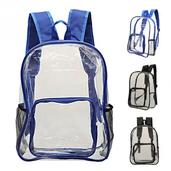 PVC Transparent Backpack School Bags for Teenage Girls Boys Large Capacity Travel Backpack Casual Daypack
PVC Transparent Backpack School Bags for Teenage Girls Boys Large Capacity Travel Backpack Casual Daypack