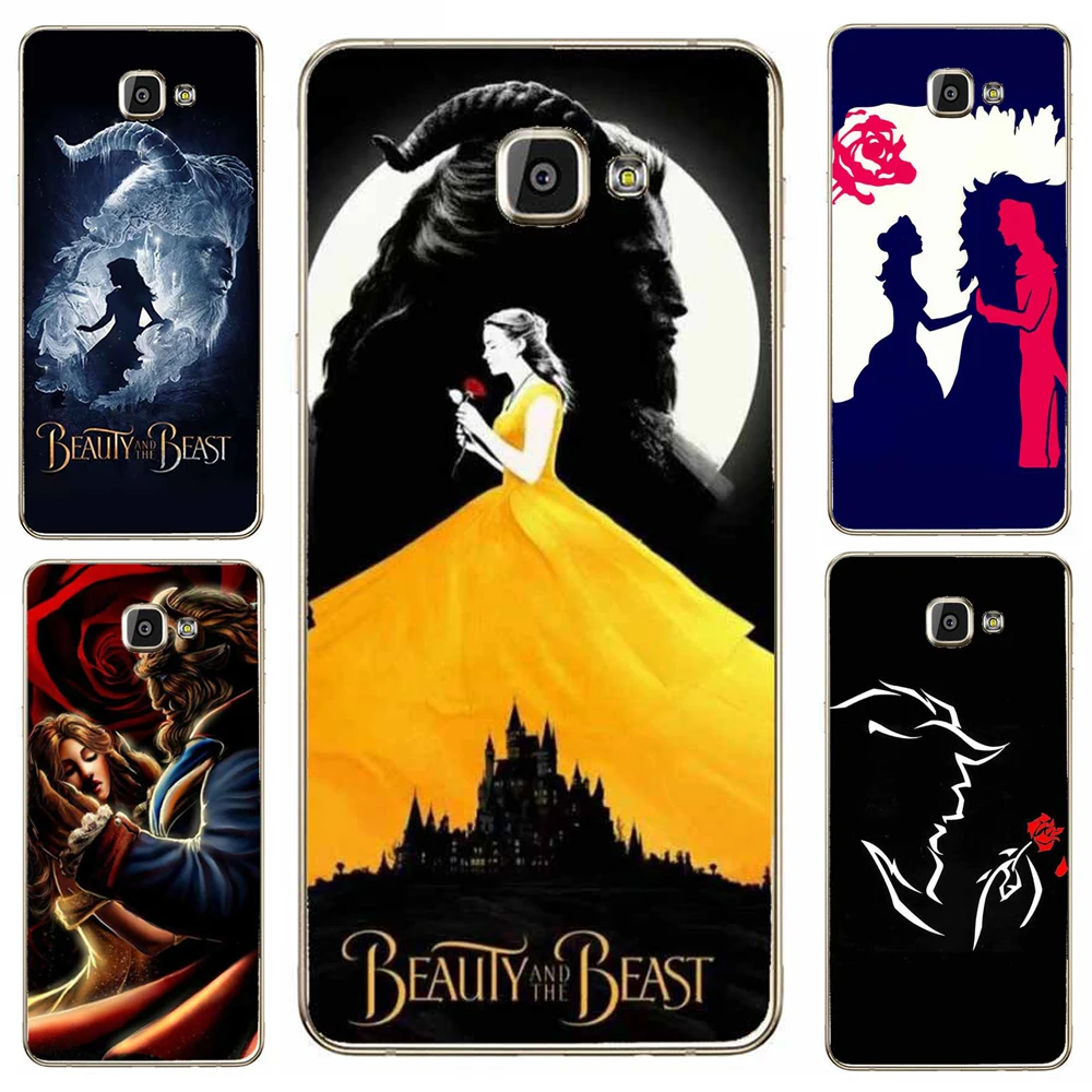 Case For SamSung S7 S8 Plus A7 A3 A5 2017 S6 S7Edge Phone Beauty And The Beast Hand Painting Patterned love Story Cute TPU | Мобильные