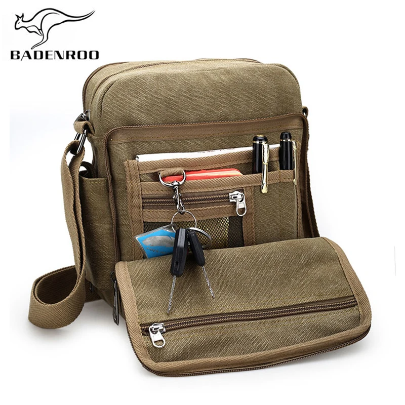 Badenroo 2022 New Arrival Retro Men Crossbody Bag Canvas Travel Men's Luxury Casual Shoulder Messenger Bag High Quality Male bag
Badenroo 2022 New Arrival Retro Men Crossbody Bag Canvas Travel Men's Luxury Casual Shoulder Messenger Bag High Quality Male bag