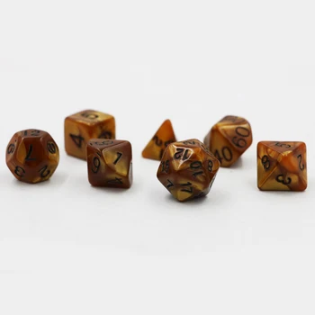Dungeons & Dragons 7pcs/set Creative RPG Game Dice D&D Colorful Multicolor Dice DND Marble Pattern Gold D4 D6 D8 D10 D12 D20
Dungeons & Dragons 7pcs/set Creative RPG Game Dice D&D Colorful Multicolor Dice DND Marble Pattern Gold D4 D6 D8 D10 D12 D20