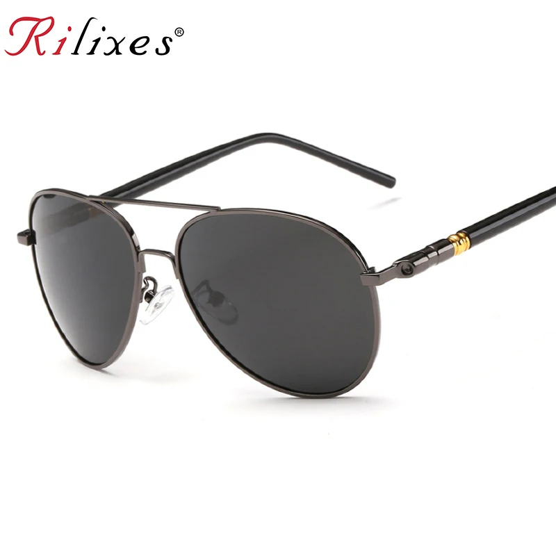 RILIXES UV400 Pilot Yurt Sun Glasses Men Polarized Sunglasses Brand Logo Design Driving Glasses Goggles Oculos de sol
RILIXES UV400 Pilot Yurt Sun Glasses Men Polarized Sunglasses Brand Logo Design Driving Glasses Goggles Oculos de sol